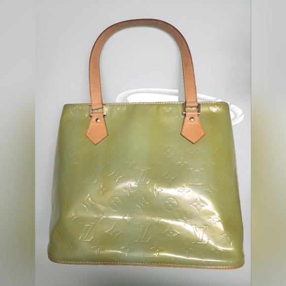 LOUIS VUITTON HOUSTON VERNIS MONOGRAM TOTE WITH COA